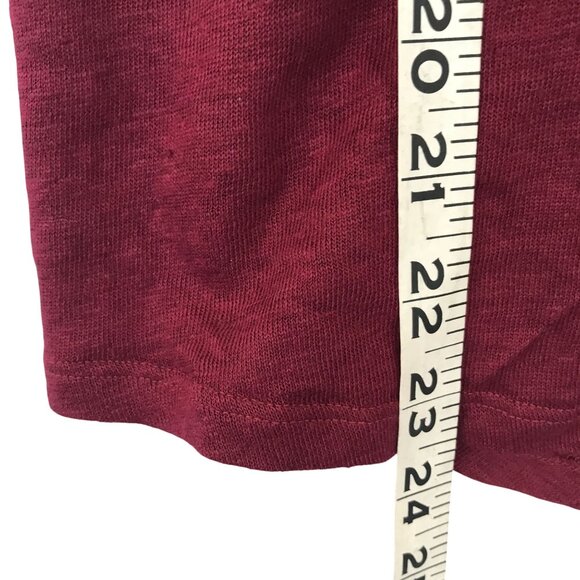 Massimo Dutti Deep Red Linen Womens Tank Top S - Picture 6 of 12